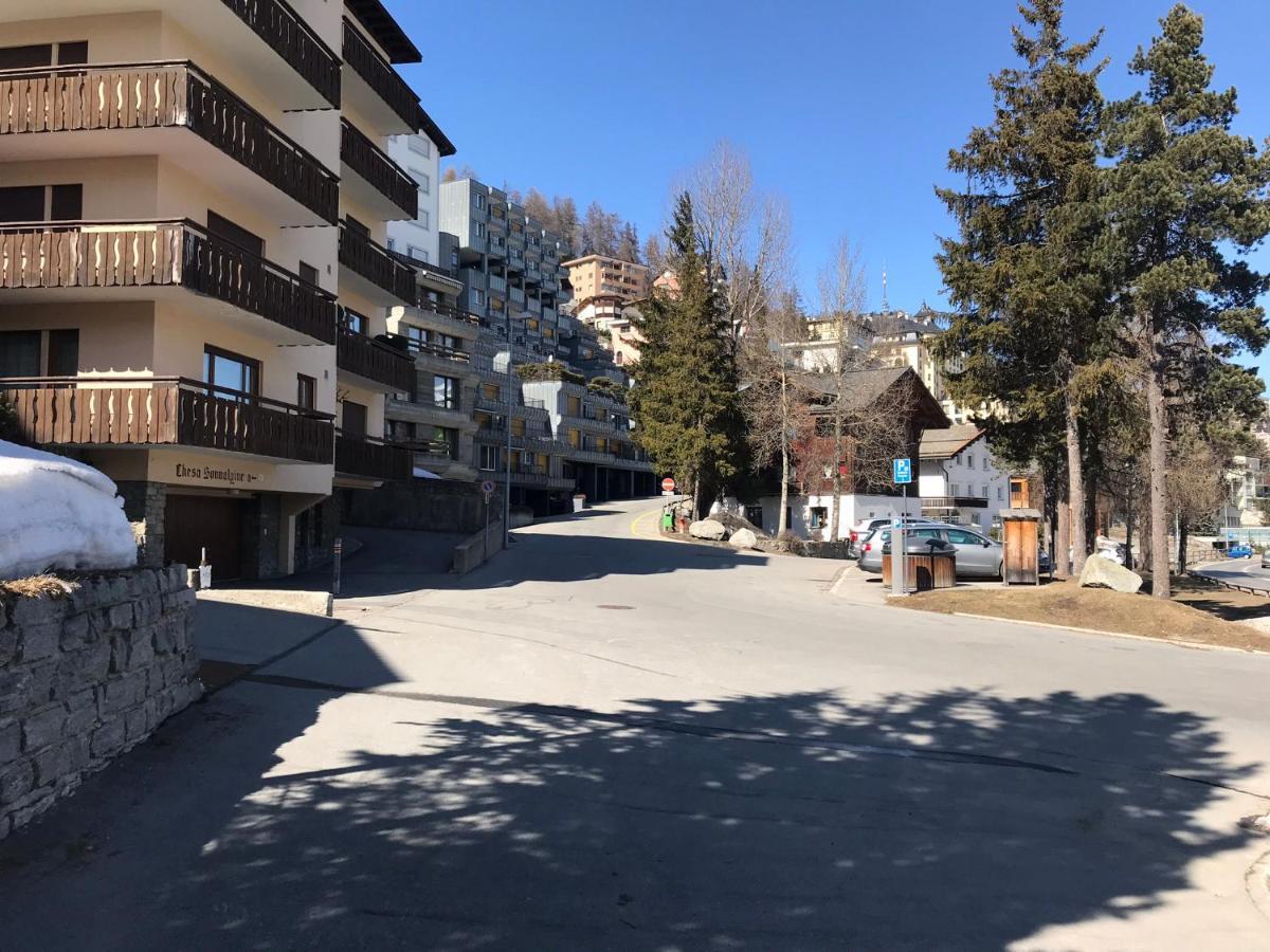 Апартаменты Chesa Sonnalpine B 33 Санкт-Мориц Экстерьер фото